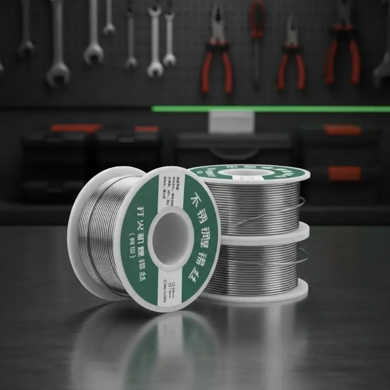 Rosin Core Solder Tin Wire Roll No Clean 2% Flux 0.8mm 1.0mm 20g 50g 100g for Automotive Electrical Component Repair