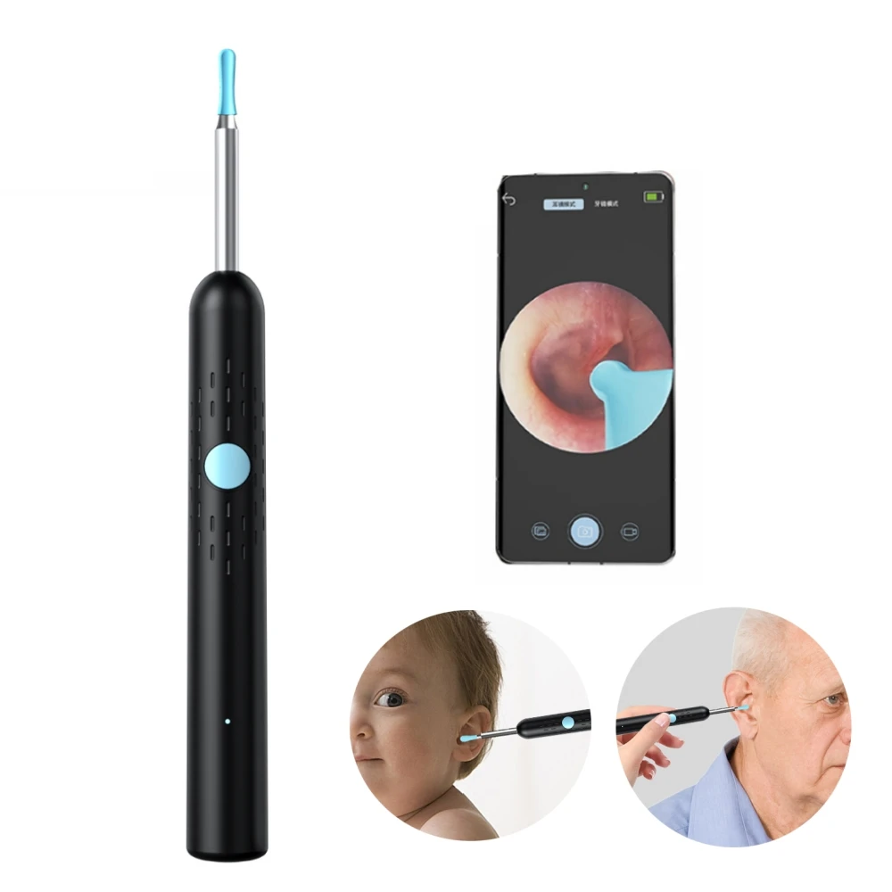 Visual Ear Wax Removal Ear Cleaner HD Ear Endoscope Ear Pick With Camera For Android/Apple Earwax Remover Kits With 9pcs Ear Set