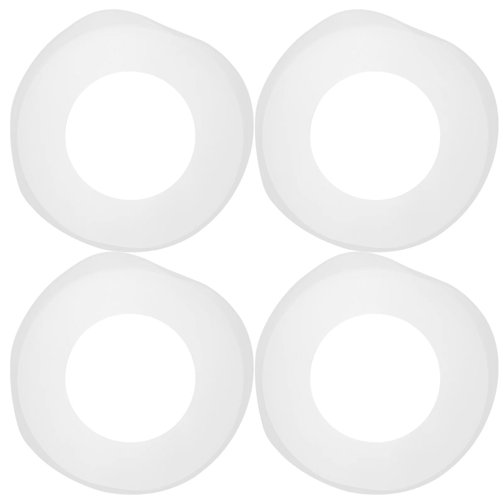 

4pcs Silicone Bottom Sleeve For Cups Non-Slip Heat Resistant Protective Cover For Water Bottles Tumblers Glass Jars Insulation