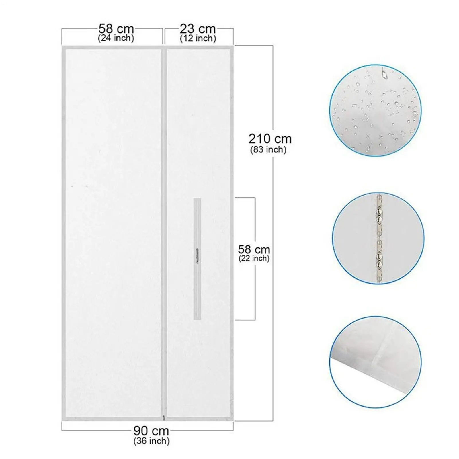 

Portable Air Conditioner Window Vent Kit Ac Window Seal Kits Adjustable Hose Support for Panel Door Sliding Floor Home Bedroom