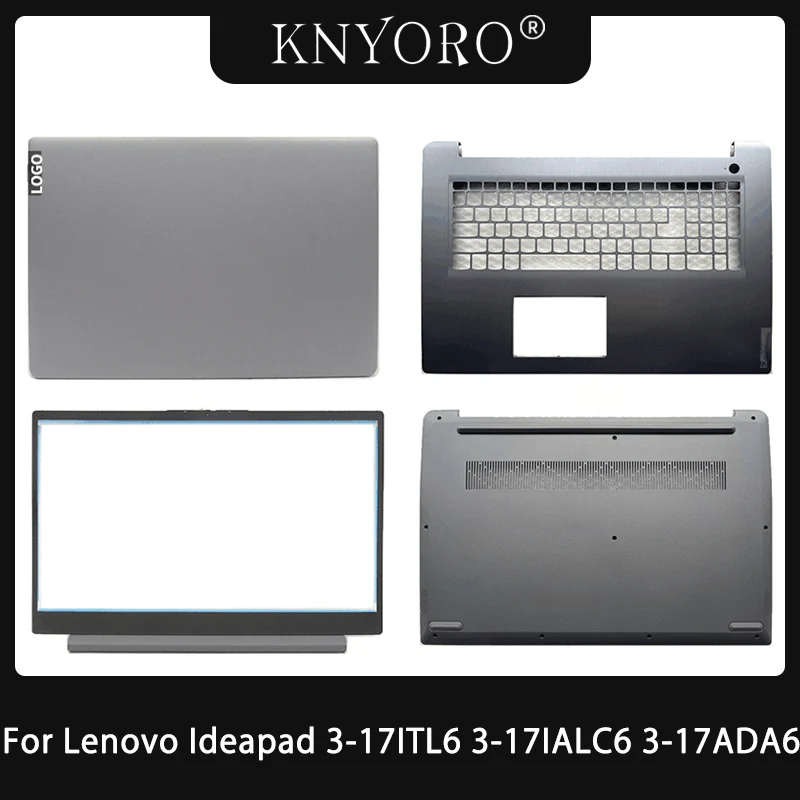 For Lenovo Ideapad 3-17ITL6 3-17IALC6 3-17ADA6 2021 Screen Back Cover Frame Bezel palm rest Bottom Shell Laptop Upper Lower Case