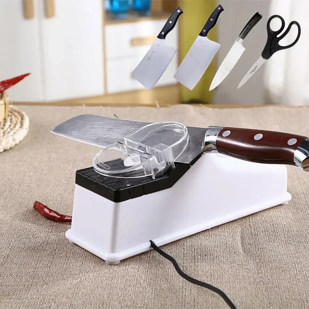 Professional Adjustable Electric Whetstone Scissors Quick Sharping Tool USB Electric Knife Sharpener Automatic Knife Grinder