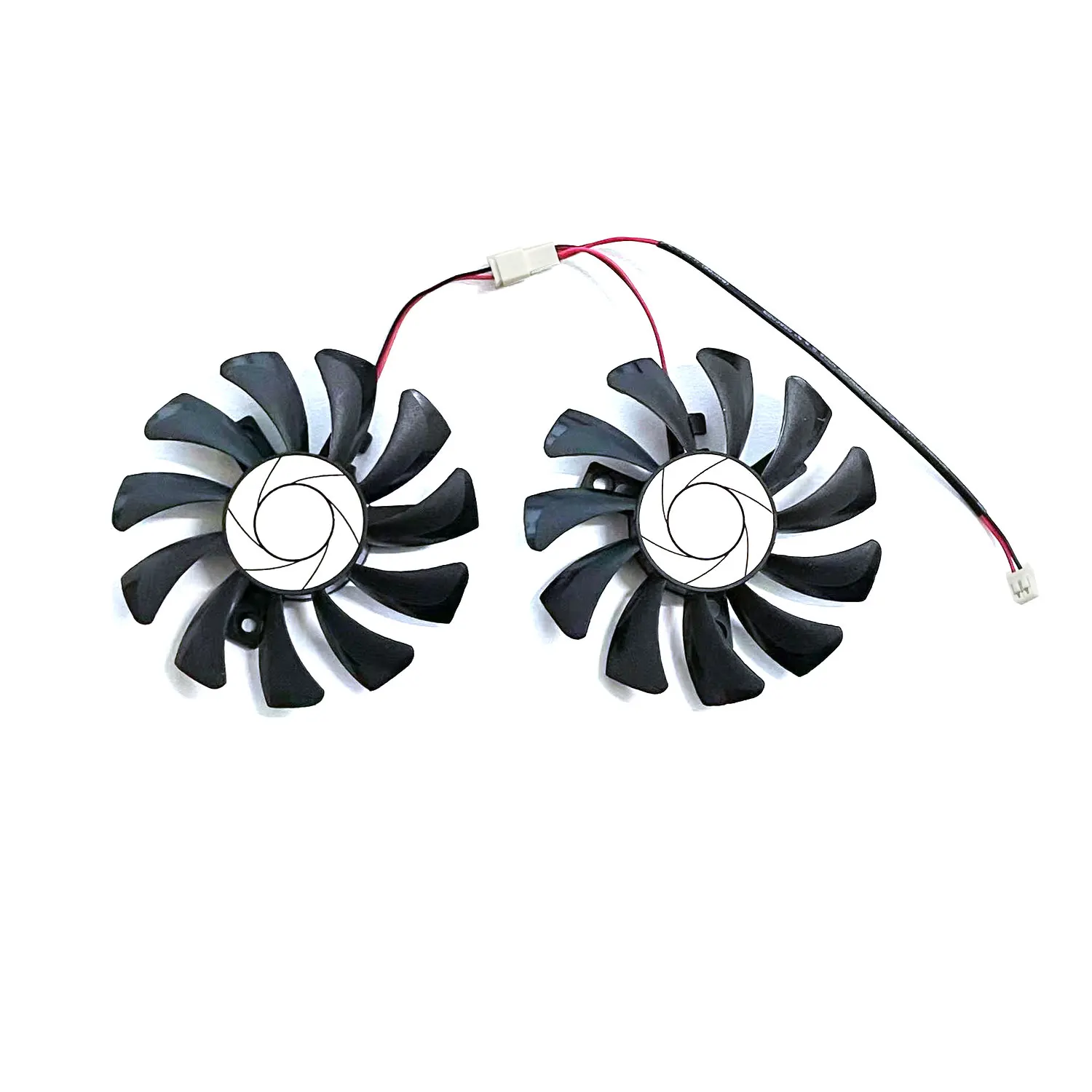 75MM HA8010H12F-Z GTX1050 GPU Cooler Fan Replacement For MSI GTX 1050 2GT OC 1050Ti 4GT Graphics Video Card Cooling Fans 2Pin