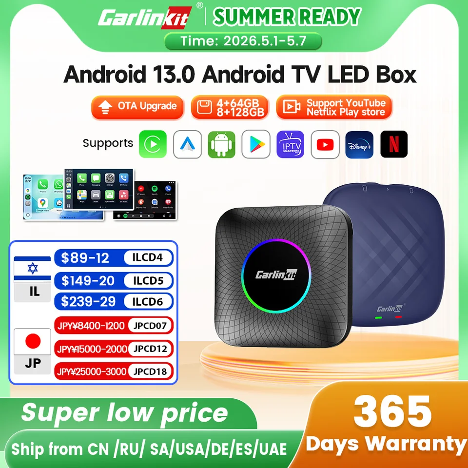 カーナビ Carlinkit Full Android Ai Box Android 12.0 Carlinkit AI Box | Convert CarPlay to Android OS
