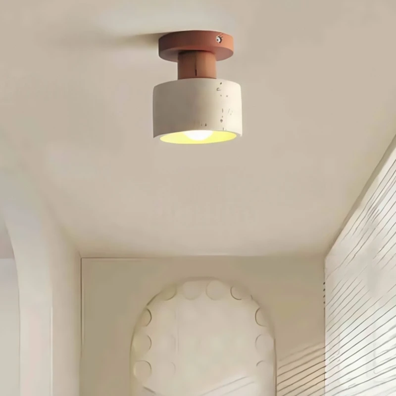 

Modern Simple Style Wood - Stone Ceiling Light Warm White Natural light E27 bulb Suitable for corridors bedrooms & balconies