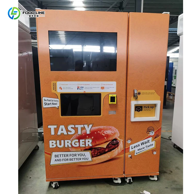 Fast Food Box Lunch Vending Machine Fast Delivery High-Capacity LED Display Lunch Box Vending Machine for Leak-Proof Structure