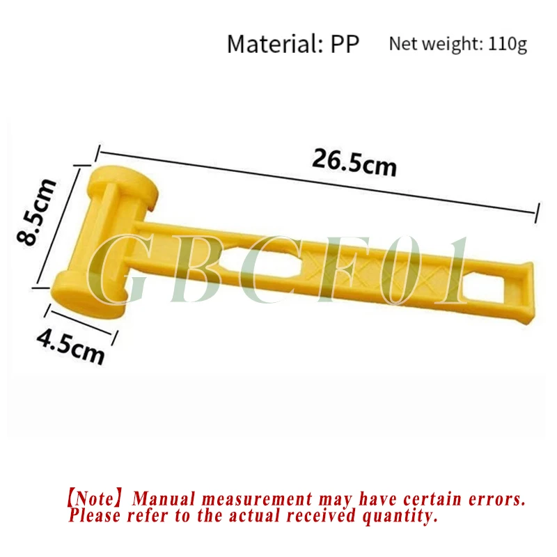26.5x8.5x4.5cm Outdoor Multi-Purpose Tent Peg Mallet Lightweight Portable Peg Mallet Camping Canopy Hammer‌ Camping Equipment
