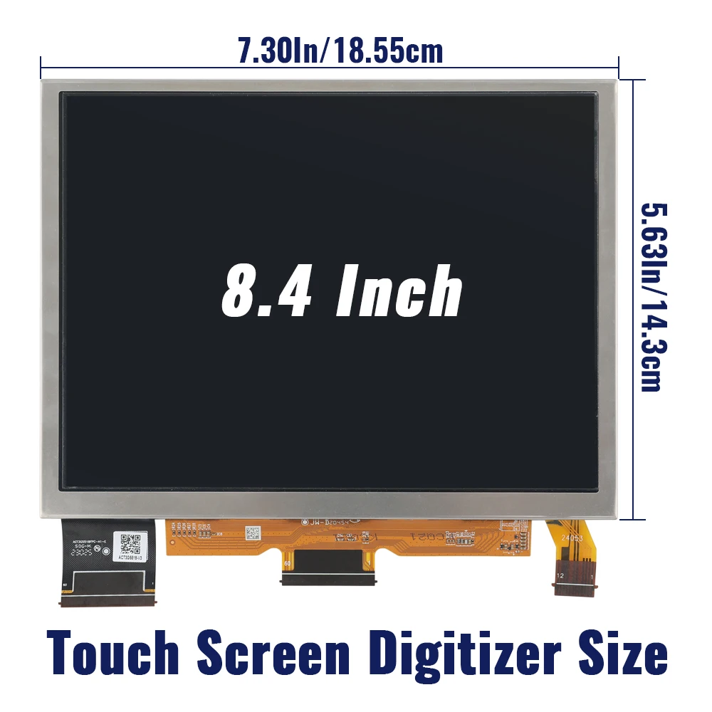 For Jeep Grand Cherokee 2018-2024 LCD Display TDO-XGA084 Uconnect 4C Radio Navigator 8.4 inch TDO-XGA08400001