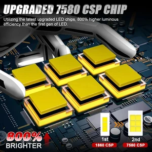 Mini BI -LED -Projektor -Objektiv -Scheinwerferlampen, Motorrad -Turbokoll -Lampen, Hoch- und Abschwung, Auto -Leuchtturm, H4, 12 V, 24 V, 32 V, 6000k 10 Hauptverkauf Farol XJ6 - №5