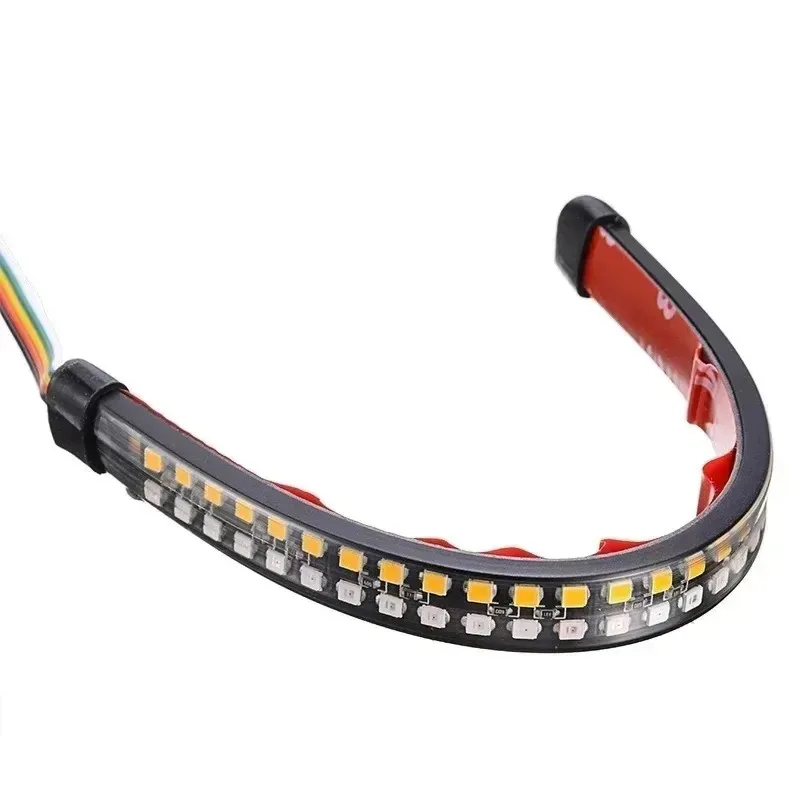 20cm/30cm/40cm for Flexible LED Tail Light Strip Tail Light Stop Lamp Flashing Water Current Motorcycle Indicator Signal Lamp
