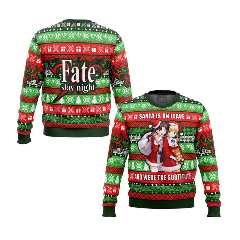 سترة عيد الميلاد القبيحة القدر بسيطة وعصرية بألوان غنية وأنماط مختلفة مناسبة لحفلات عيد الميلاد #3