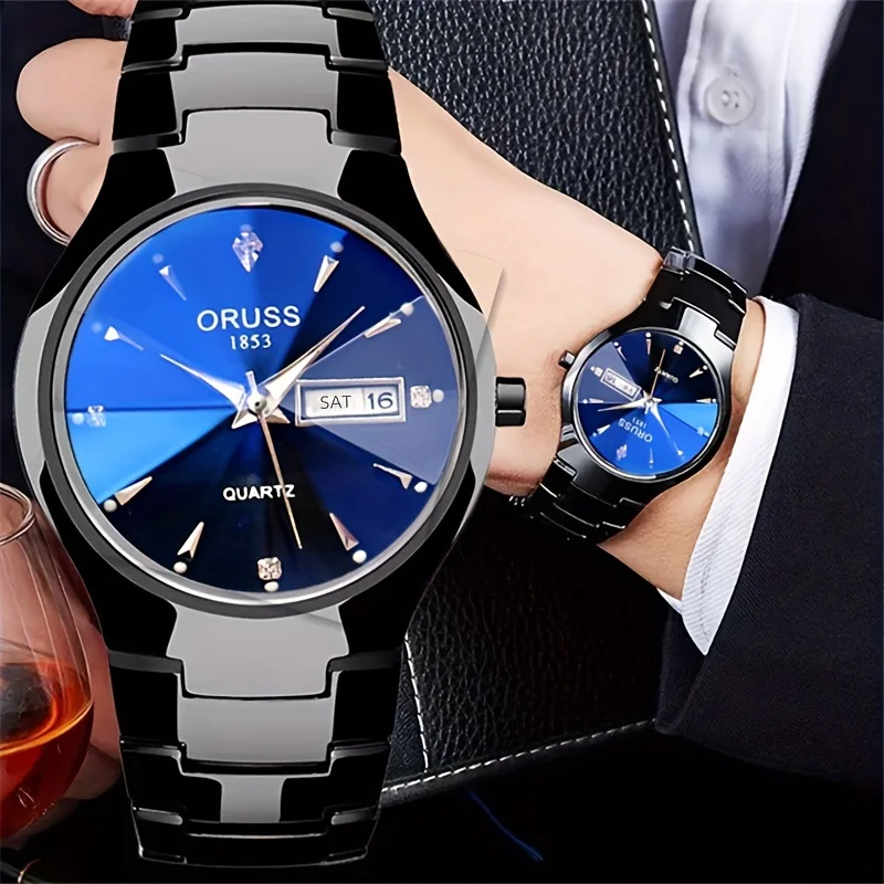 New Men\'s Watch Upscale Trend Fashion Gentleman Durable Precise Calendar Men\'s watch