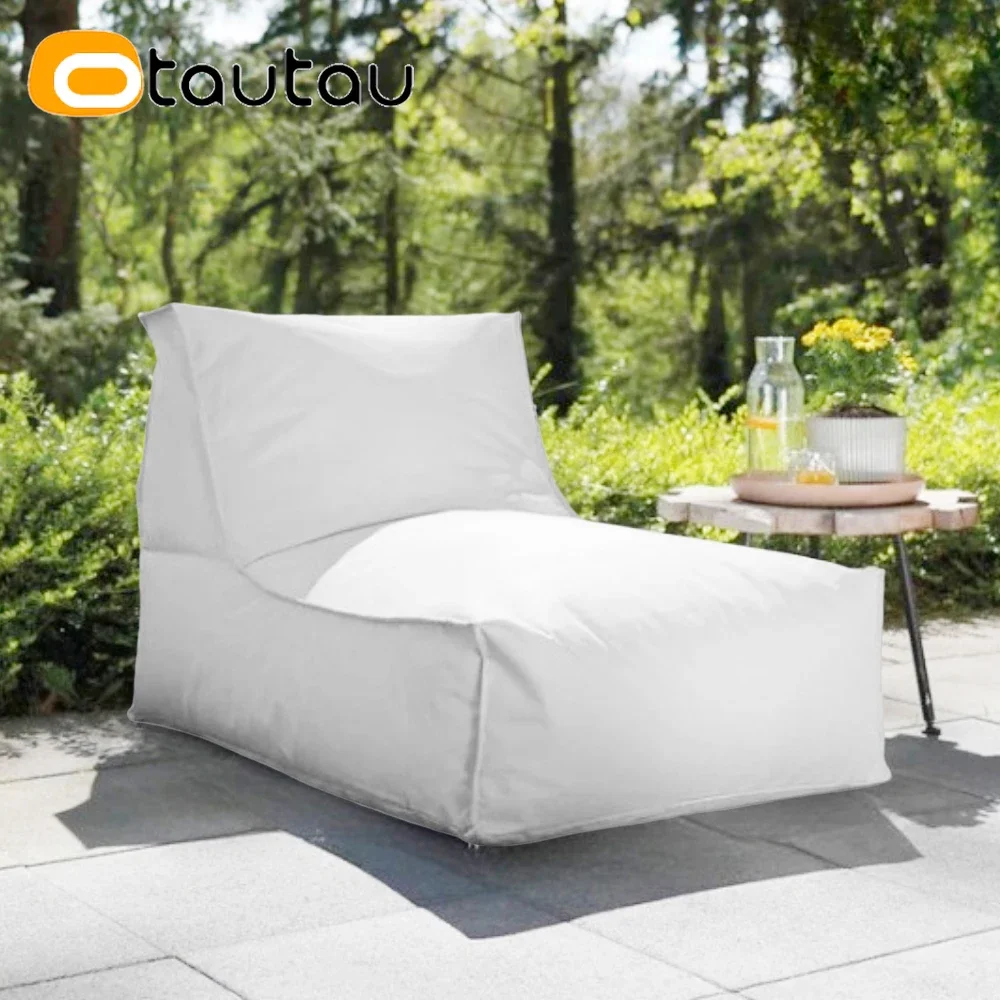OTAUTAU Outdoor Oxford Zitzakhoes Zwemmen Zwembad Float Lounger Beach Club Poef SF505 【Geen vulmiddel! U moet het zelf opvullen!】