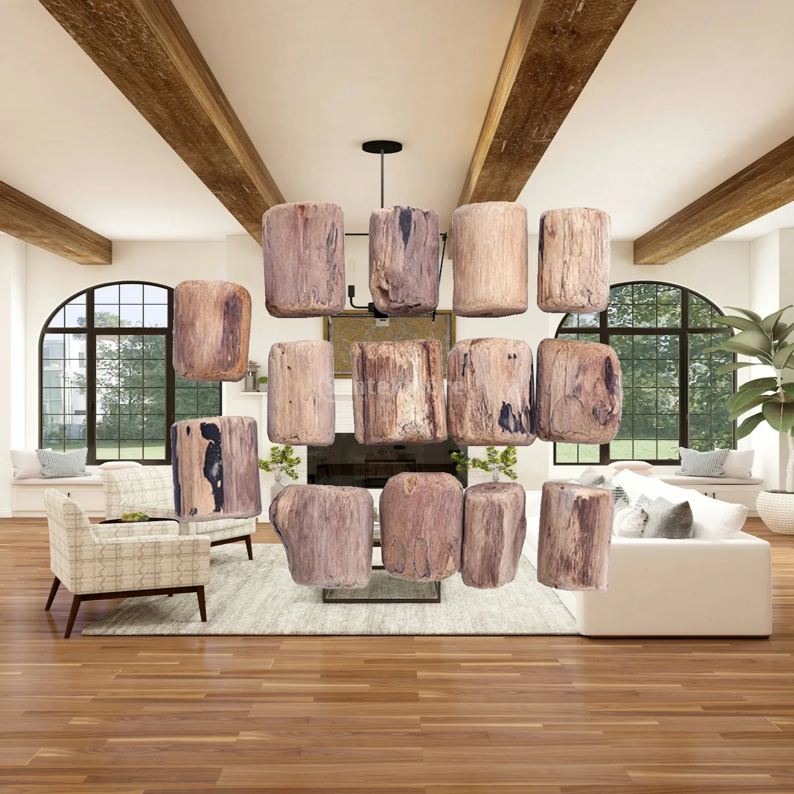 Driftwood Wooden Shapes Sticks Coastal Wooden Objects Photo Props Decor Pieces for Garden Wedding Party