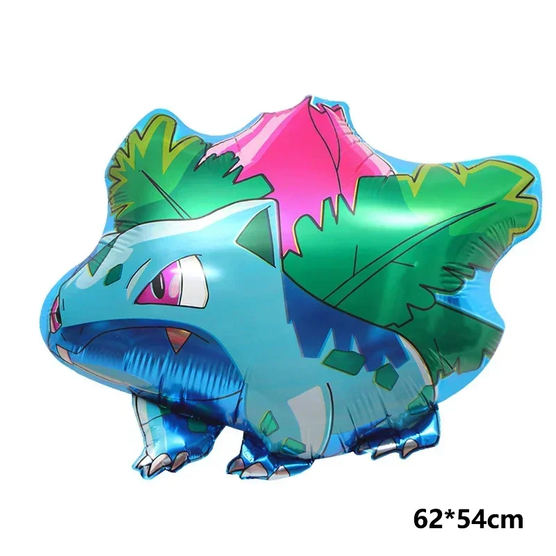 Pokemon ballon Pikachu Squirtle Bulbasaur Pikachu Menselijke figuur Aluminium ballon Decoratie Benodigdheden Kinderverjaardagsfeestje Cadeau