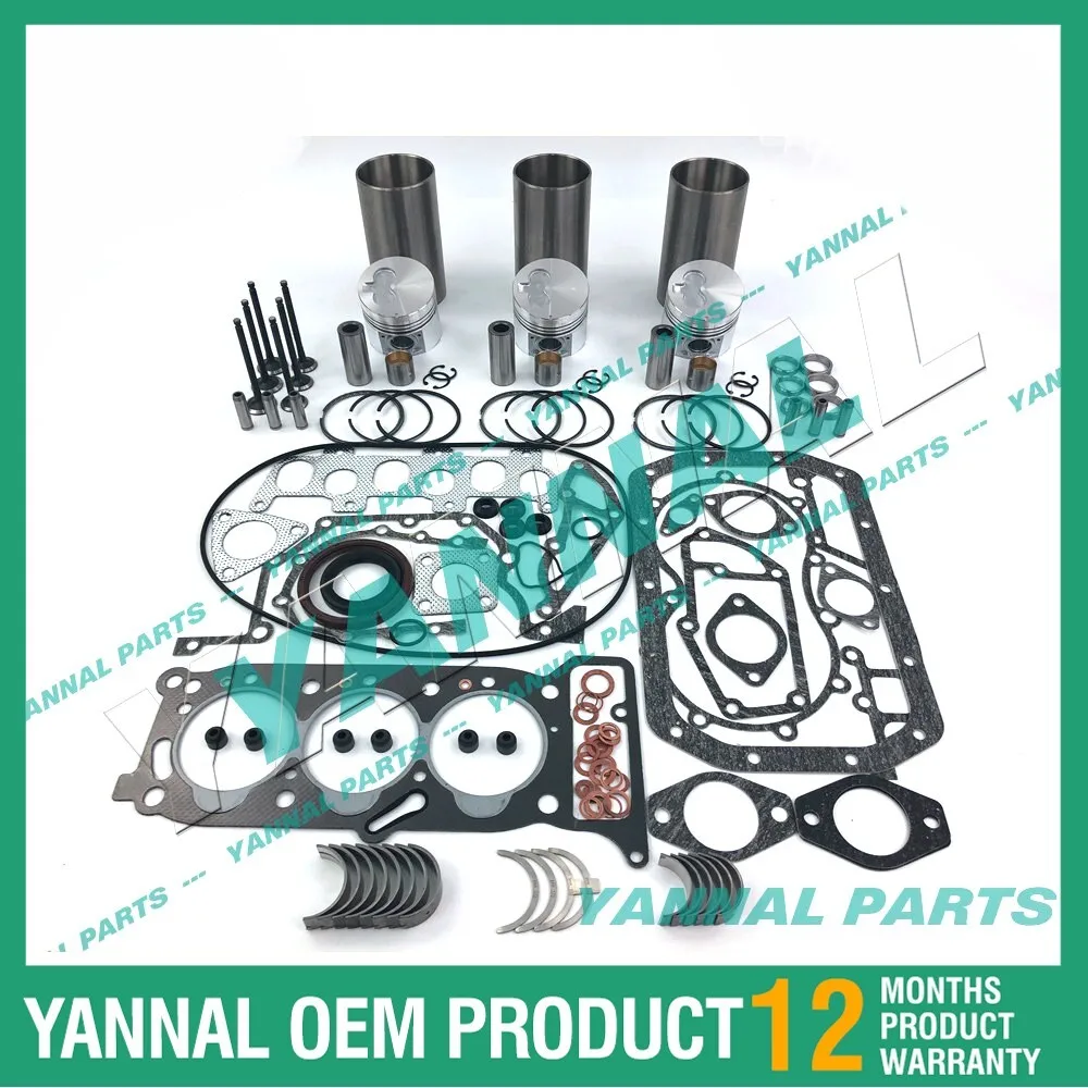 

Rebuild Overhaul Kit With Gasket Set Bearing Valve Train For Isuzu 3KR1 Engine