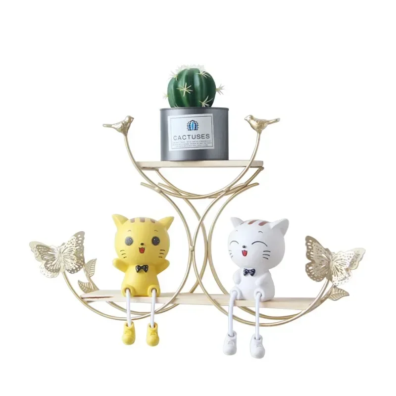 

Easy To Use Kitchen Metal Display Stand Doll Perfume Modern Design Shelves Plant Nordic Bedroom Aesthetic Repisas Flotante Home