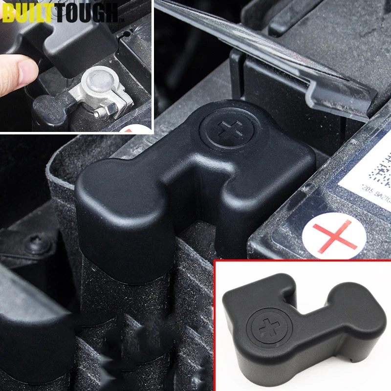Cubierta protectora del Terminal del poste del electrodo positivo del cátodo de la batería para SEAT LEON 5F MK3 IBIZA Ateca 2013 2014 2015 2016 2017 2018