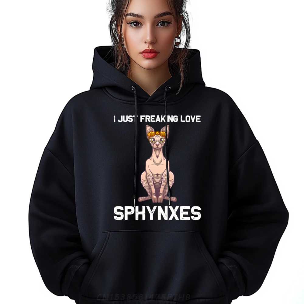 Sphynx Pullover pria tanpa rambut, Pullover Pria Mode Korea, Sphynx pemilik kekasih kucing tanpa rambut, Motif