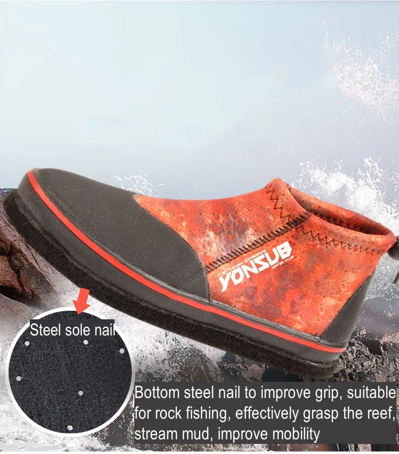 Scuba Outdoor Water Sports Keep Warm Snorkeling Flippers Beach Swim Shoes Neoprene Spearfishing Drifting Wading Diving Shoes