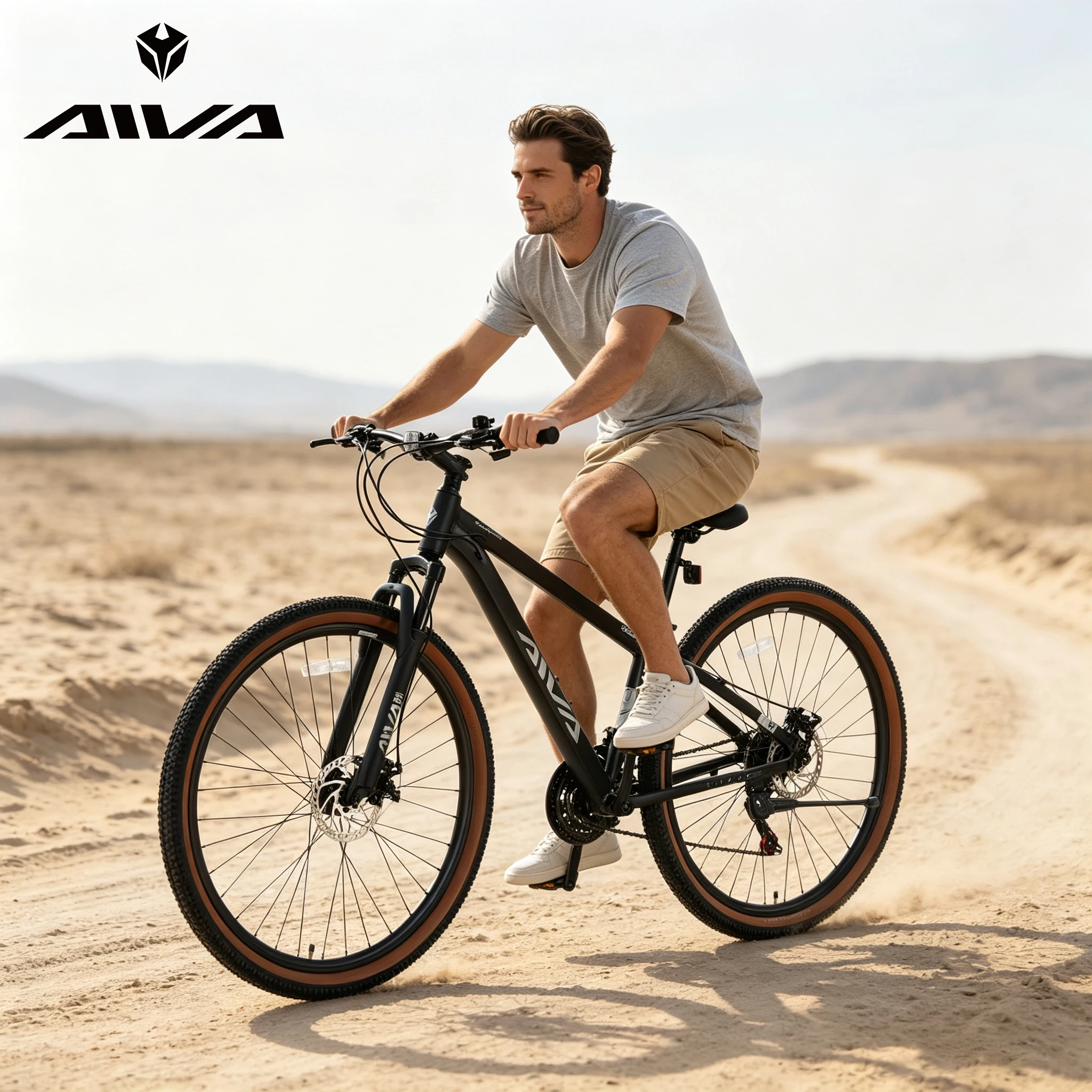 Image of AIVA MT29FS 29 Zoll Hardtail MTB, 21-Gang Mountainbike, Erwachsenenfahrrad, Leichter Aluminiumrahmen, Federgabel, Vorder- und Hinterrad-Scheibenbremsen