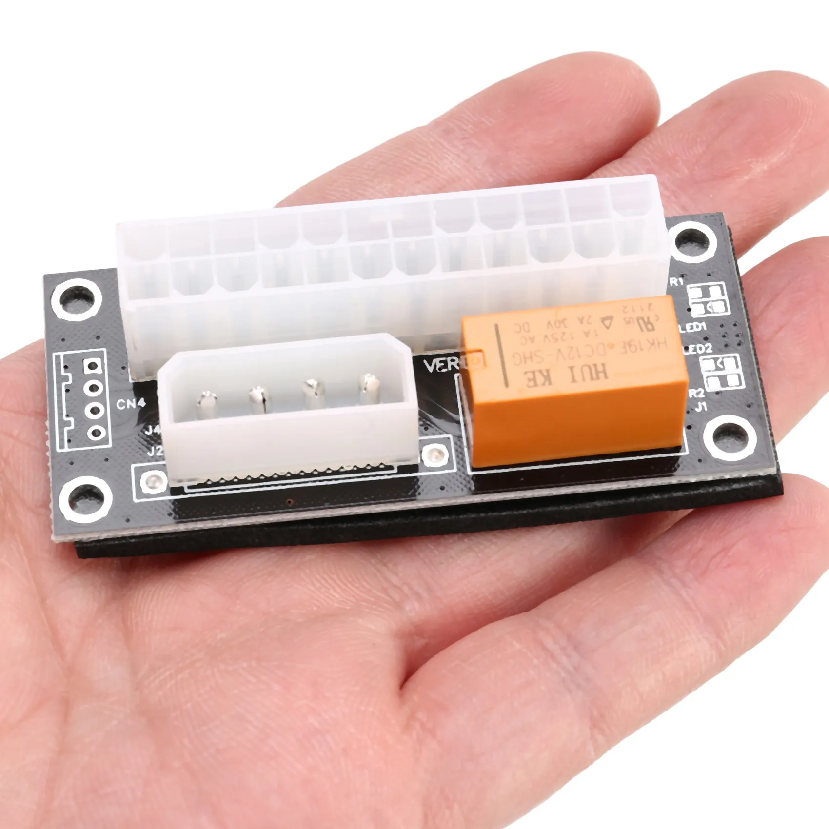 Hot Koop Dual PSU Voeding Sync Adapter Add2Psu ATX 24Pin naar 4Pin Molex Synchrone Connector Riser Kabel Mijnwerker