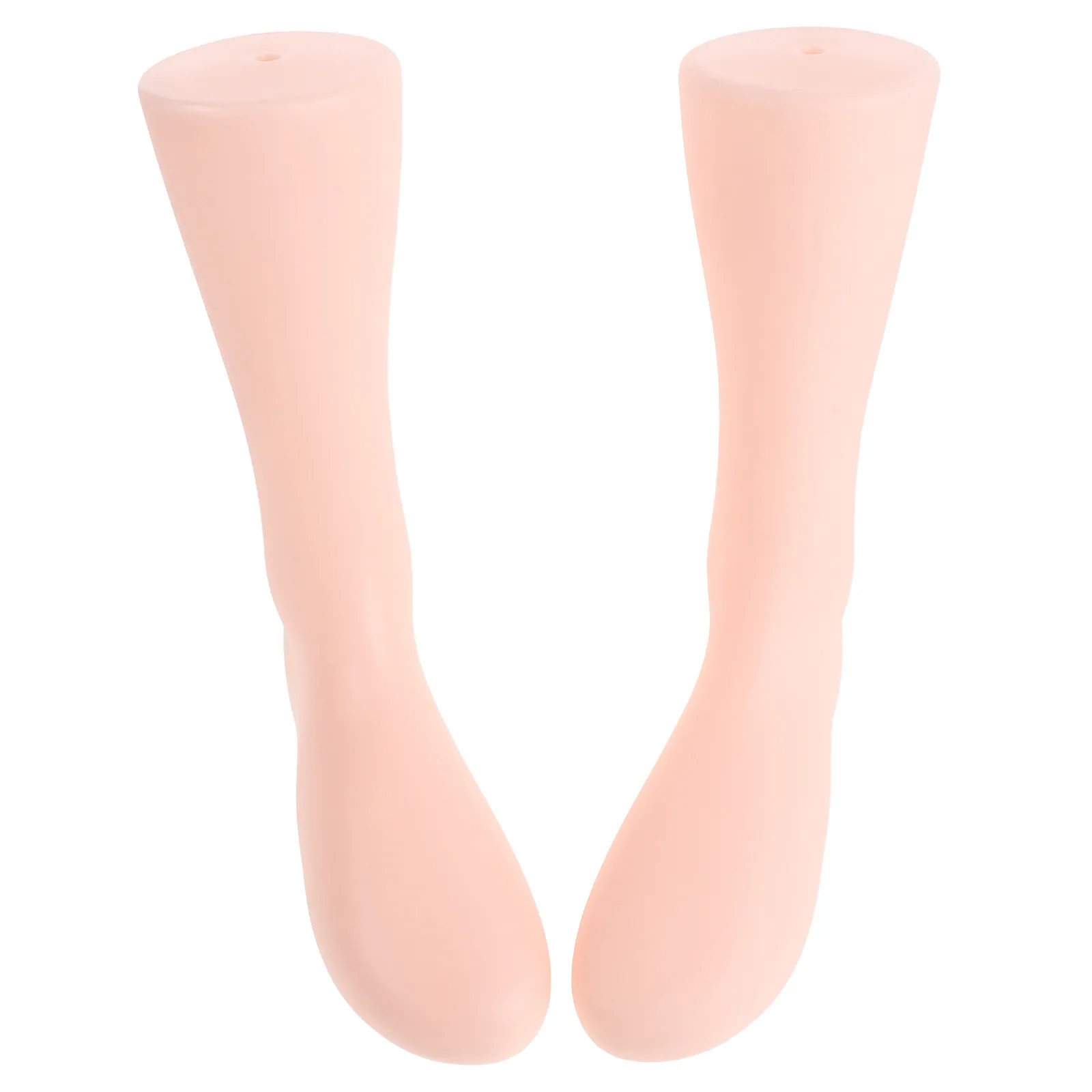 

2Pcs Female Foot Mannequin Stand Plastic Display for Shoe Sock Presentation Sandal Slipper High Heel Shop Display