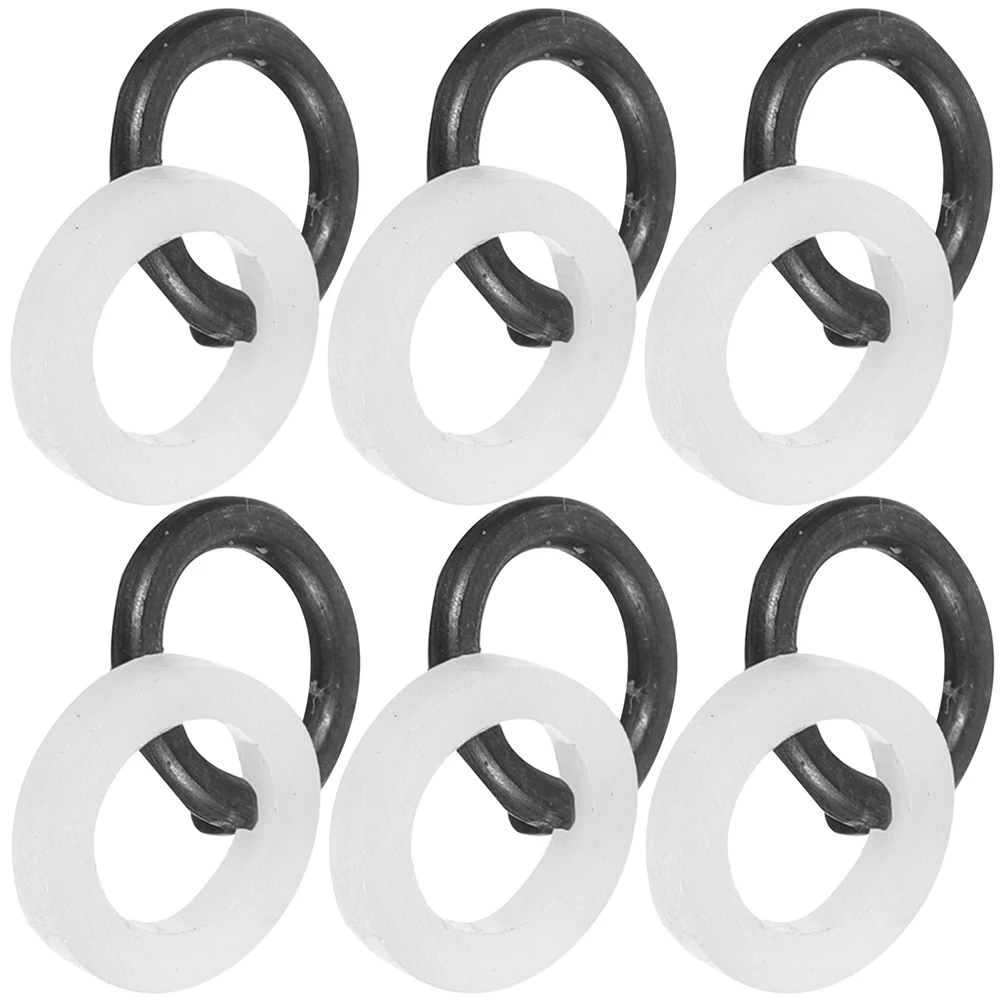 

48 Pcs Guitar Knob Handle Gasket Strap Lock Button Pad Acoustic Locks Anti-slip Metal Fixing Buckles