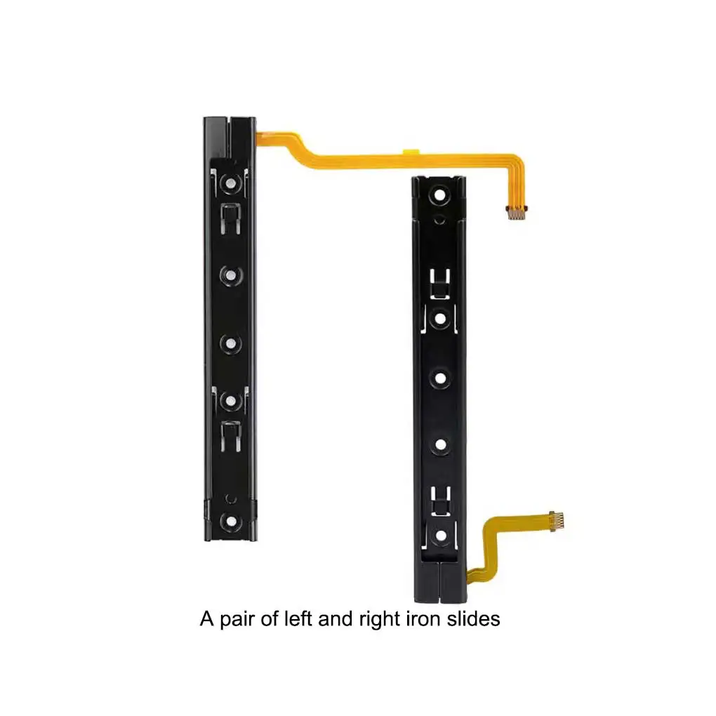 1 Pair Right/Left Slide Rail Fixture Part Lightweight Portable Side Slide Bar Sliders Controller Rails Assembly