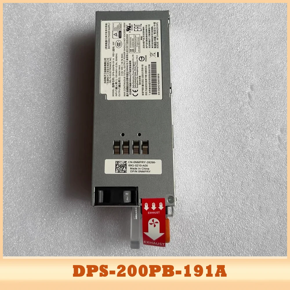 DPS-200PB-191A For Dell Switching Mode Power Supply  0NMPRY Support N3024 N3048 200W