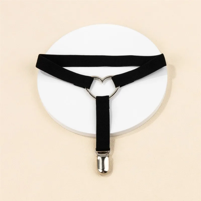 Women Sexy Elastic Garter Belts Fit for Stockings Uniform Simple Body Harness Goth Accessories Gothic Lolita Suspender Leg Rings