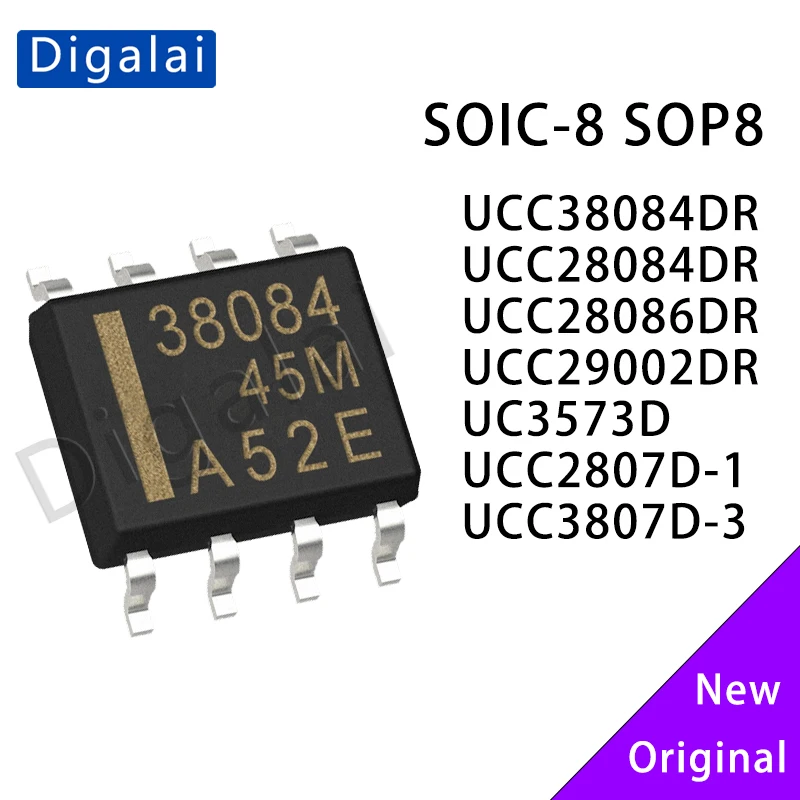

Original UCC28084DR/28086DR/2807D-1 Current Mode PWM Controller IC 8-30V 500kHz SOIC-8 for Switching Power Bulk Stock
