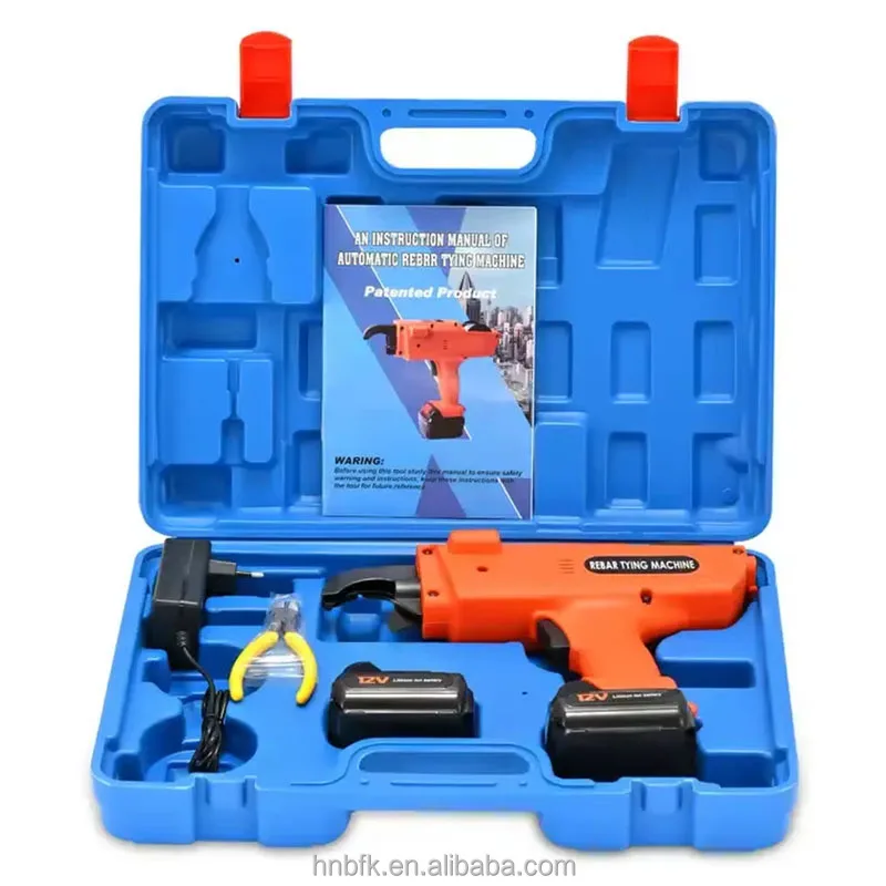 Fast Delivery Steel Tie Tool Industrial Battery Operated Rebar Tying Machine Electric Construction Iron Rod Binding Tool