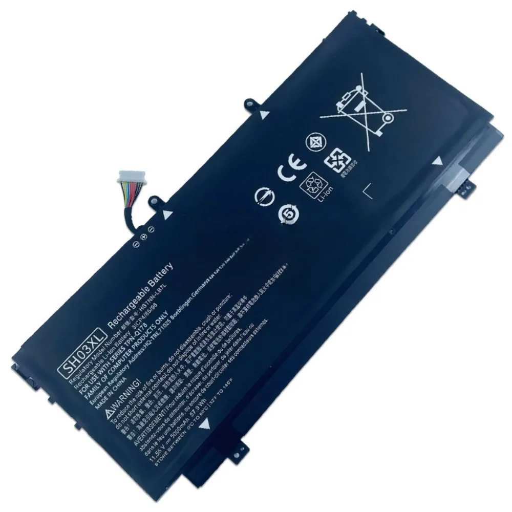 11.55V 57.9Wh SH03XL Laptop Battery for HP Spectre X360 13 AC0XX 13-AC023DX 13-AC033DX 13-AC013DX 13-AC63DX 13-AC006TU 13-W0XX