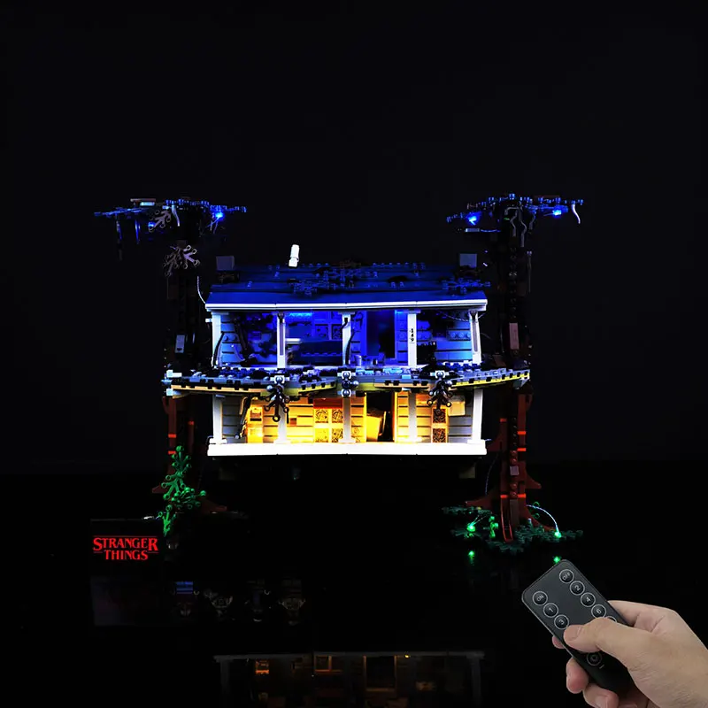 Kit luce LED per LEGO 75810 Stranger Things Le idee capovolte Regalo fai da te (Non includere blocchi di costruzione Kit di mattoni Imposta modello)