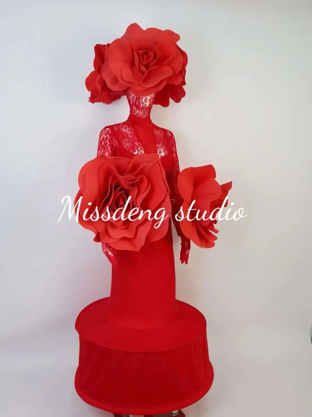 บาร์ไนท์คลับคอสเพลย์เครื่องแต่งกายสวนสนุก Red Rose เครื่องแต่งกาย Gogo สวนสนุก Parade เครื่องแต่งกาย