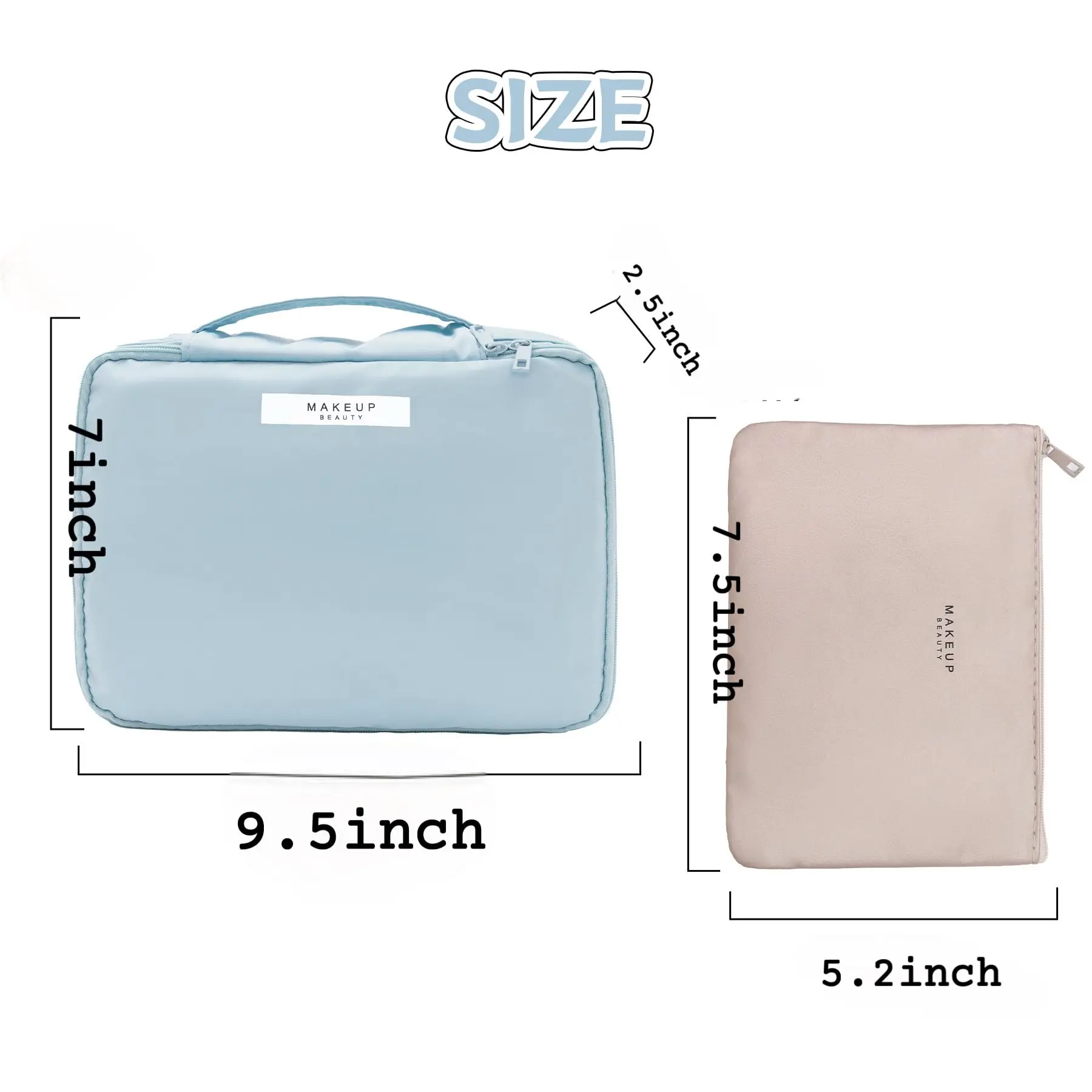 Makeup Organizer Portable Travel Cosmetics Storage Bag Women's Cosmetic Tote Bag Large Capacity Waterproof Girl Beauty Case