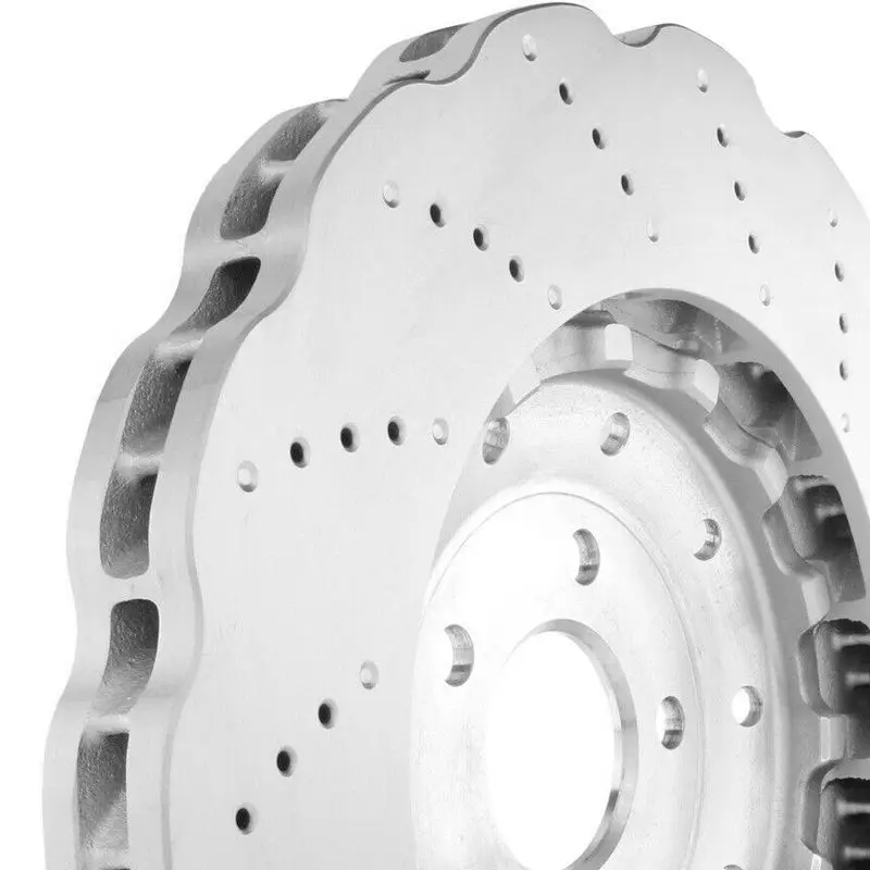 

Factory wholesale slotted and drilled 4G0615301E floating racing disc brake rotor 390mm mechanical brake disc rear