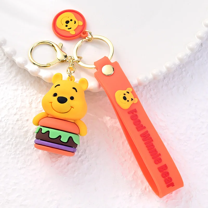 Disney cartoon Winnie bear   Key Chain Key chain cute doll car key chain pendant gift