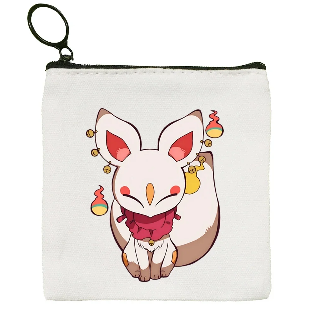 

Jibaku Shounen Nene Yashiro Hanako Kun Canvas Coin Purse Coin Purse Collection Canvas Bag Small Wallet Zipper Key Bag Hand Gift