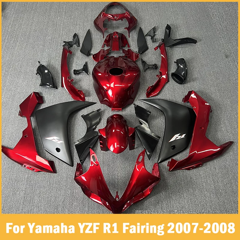 

Motorcycle Fairing Kit Fit For Yamaha YZF R1 2007 2008 YZF-R1 07 08 New ABS Injection Molding Full Set Fairings Bodywork