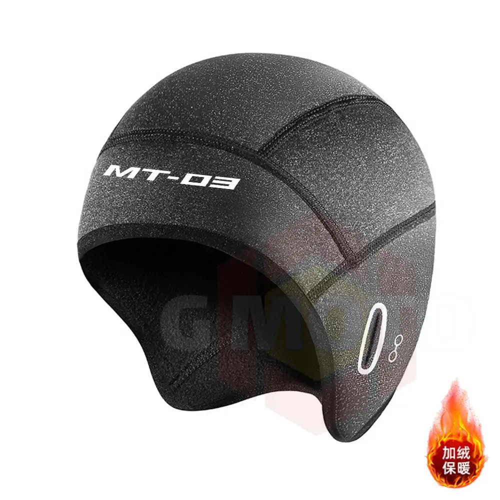 Topi sepeda bulu domba untuk yamaha mt03, topi sepeda tahan air termal musim dingin, topi sepeda jalan salju, topi olahraga bersepeda hangat