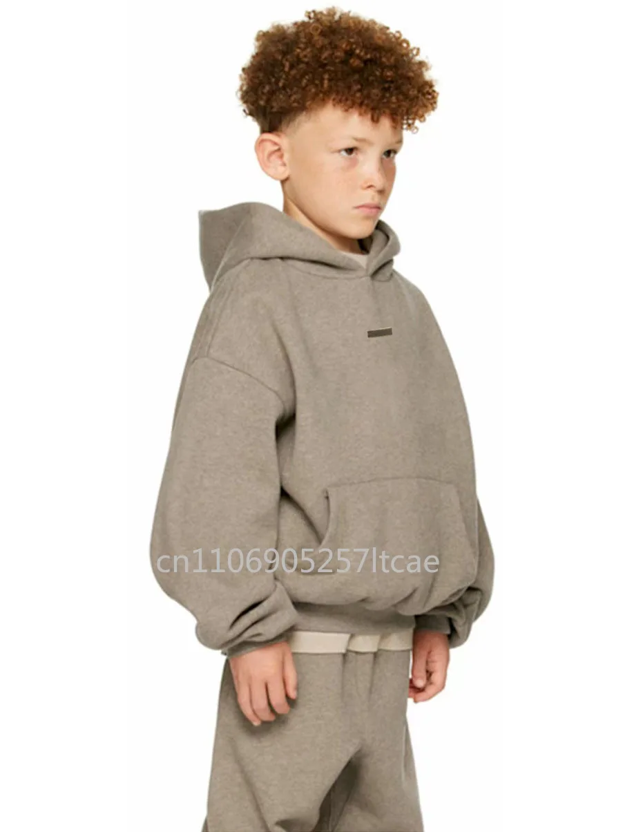 الموسم 9 خط مزدوج التصميم الكلاسيكي للأطفال هوديس الظهر معدن سيليكون إلكتروني شعار الأطفال هوديس أزياء بنين بنات هوديس #2