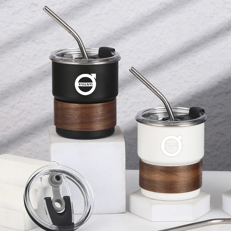 Für Volvo XC60 XC40 XC90 S90 High-end Edelstahl Kaffeetasse Getränke Büro Tragbare Hochtemperaturbeständige Wasser Tassen