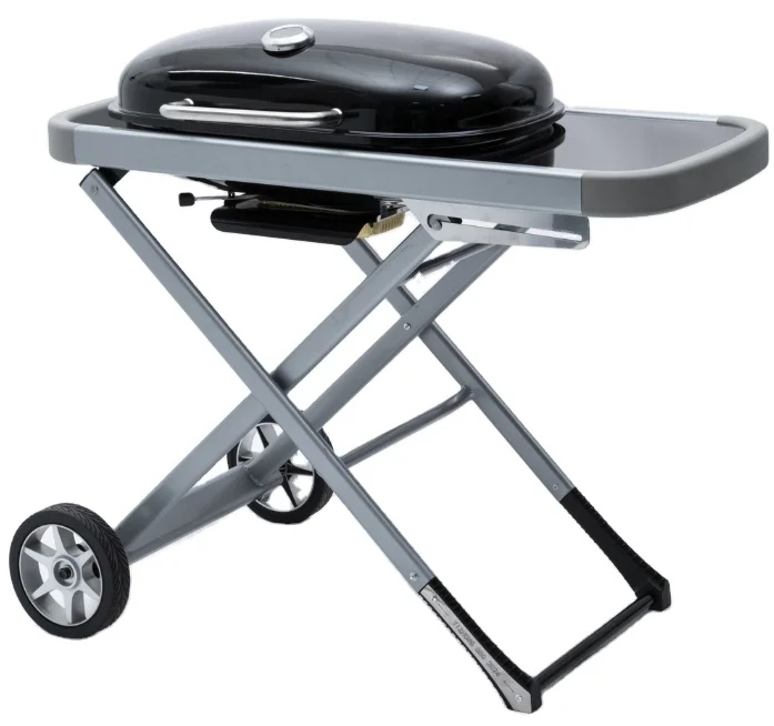 New Type Outdoor Camping Aluminum Alloy Barbecue Grill Easily Cleaned 5-People Adjustable Coated Metal for Food for Outdoor