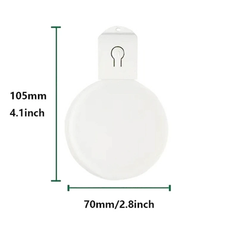 Clear Acrylic Christmas Ornament Blanks with LED Light DIY Sublimation Crafts Dropship
