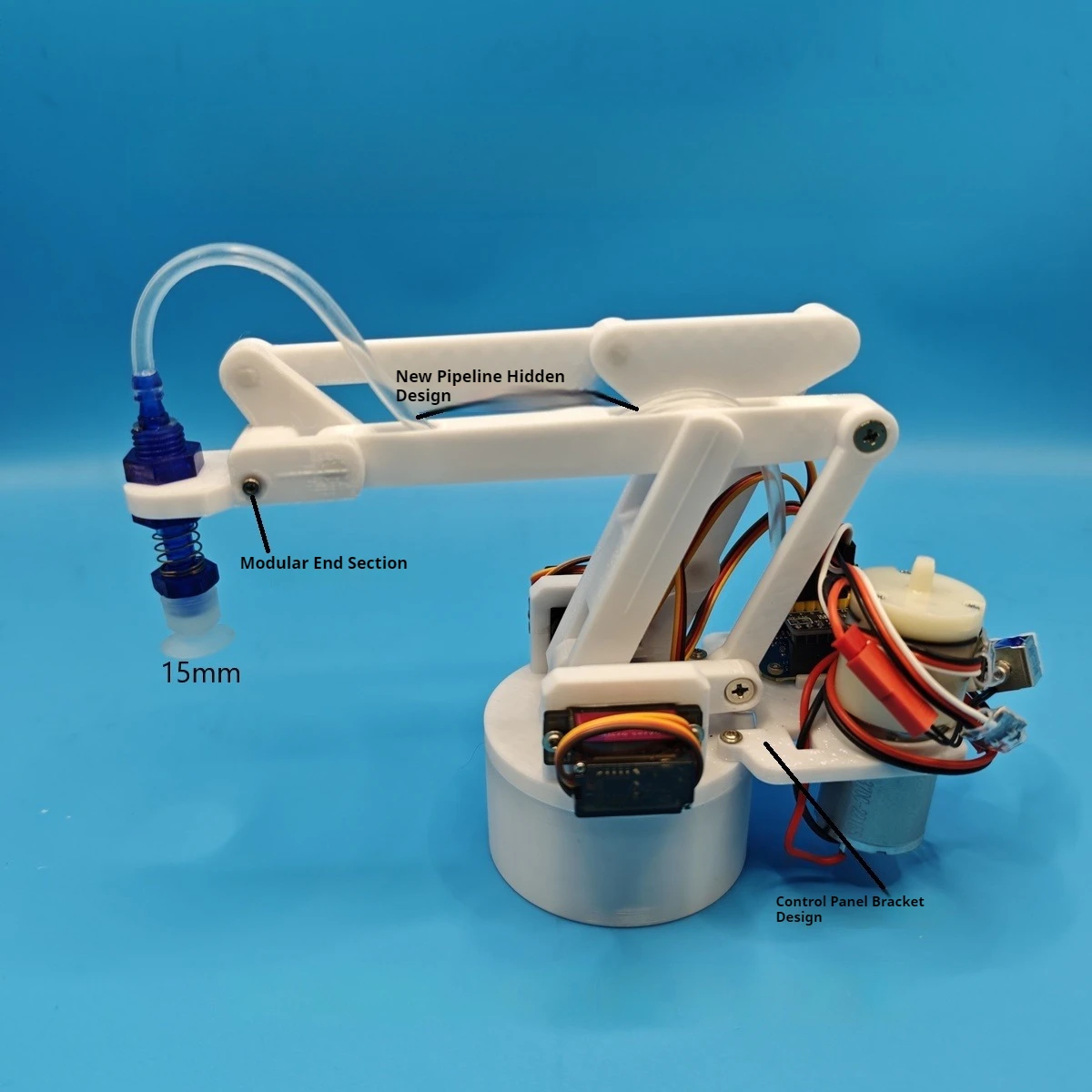 SG90 Four-axis, Three-DOF Robotic Arm; Arduino-programmable, Wi-Fi-enabled Robotic Arm; Small Educational Robot