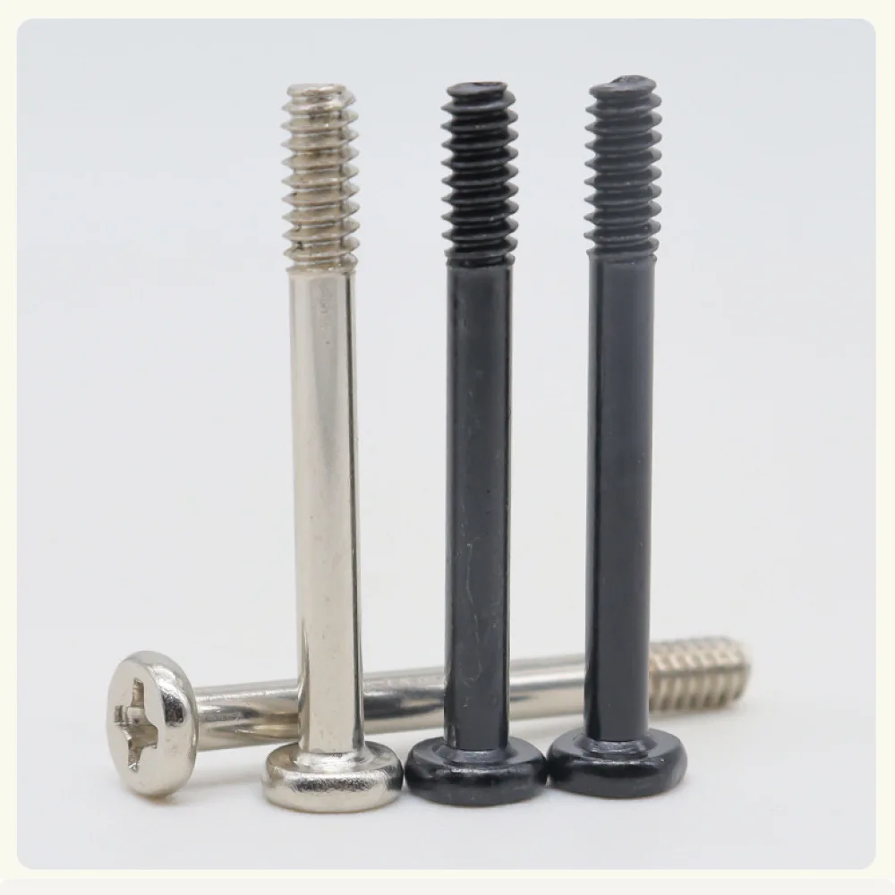 Desktop Computer Radiator Fan Screws 6 32 Threaded Bolt For Case Cooling Hardware Steel Fixation Black Finished