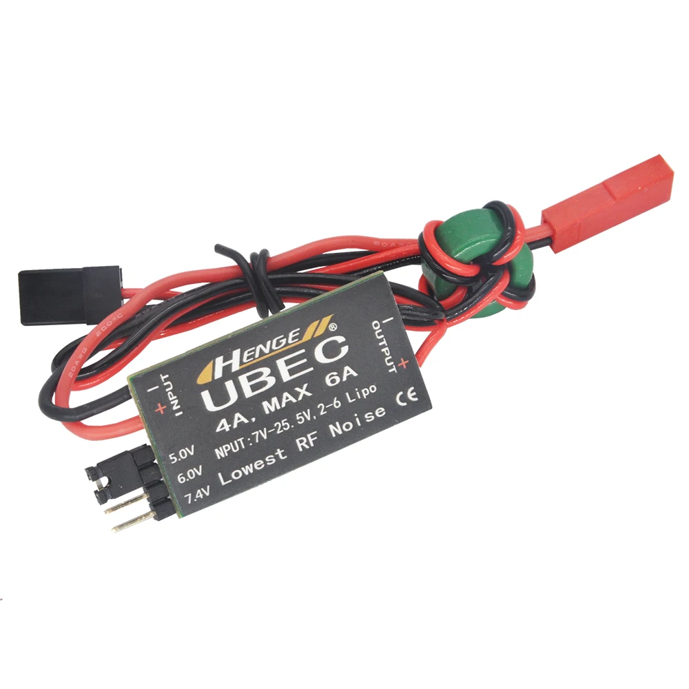 4A UBEC HENGE Output 5V 6V / 4A Continuous Input 2-6S Lipo NiMh Battery BEC