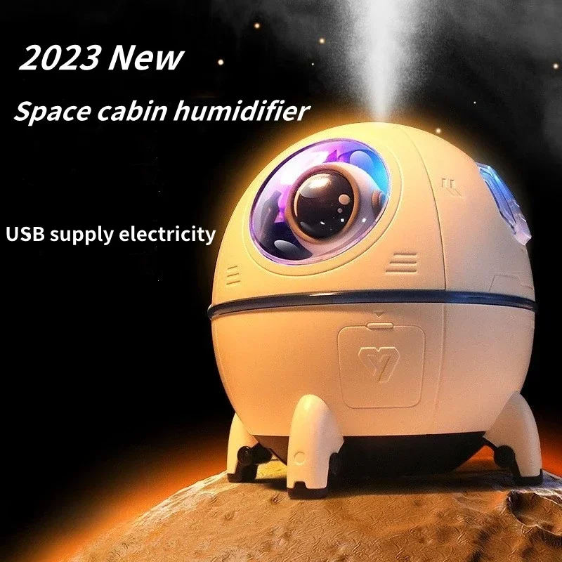 Creative Space Man Humidifier, Colorful Breathing Light, Home Aromatherapy, Heavy Mist, USB Desktop, Newest Hot Sale 2025 Gift